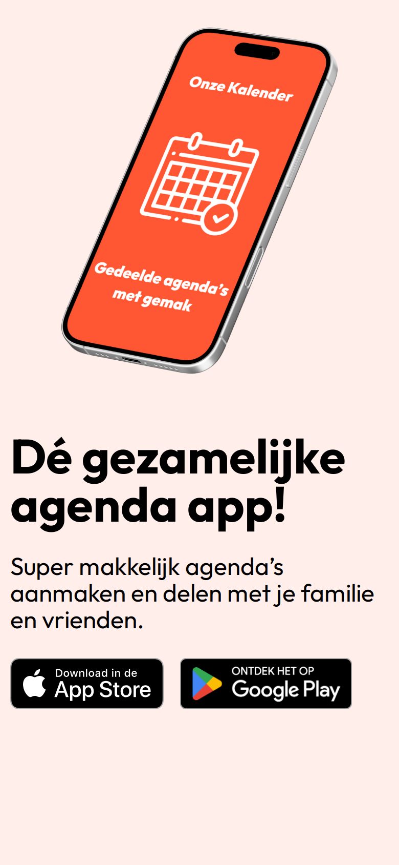 Website van Onze Kalender