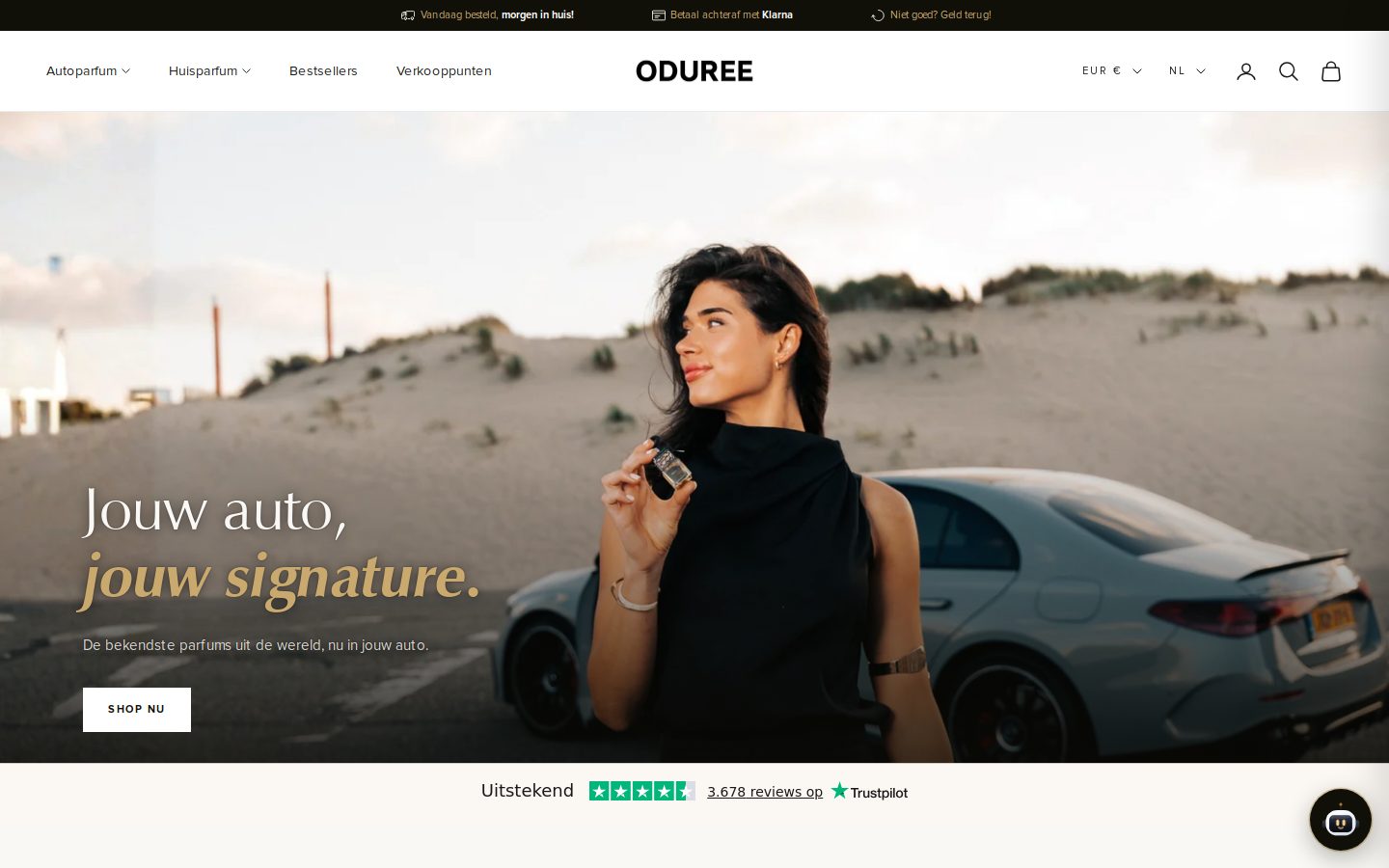 Website van Oduree
